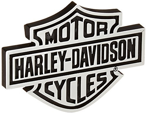 Harley-Davidson Injection Molded Bar & Shield Chrome Raised Emblem 2 3/4 x 3 1/2