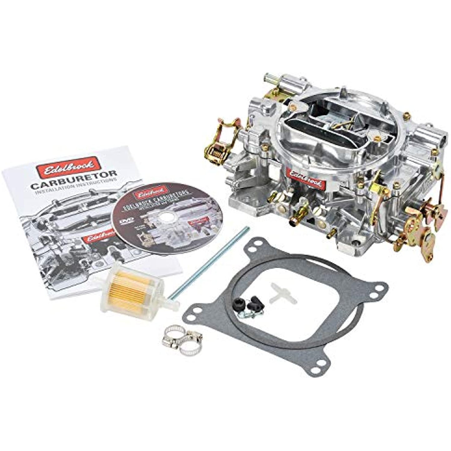 Edelbrock 1404 Performer Series 500 cfm, Square-Flange, Manual Choke Carburetor