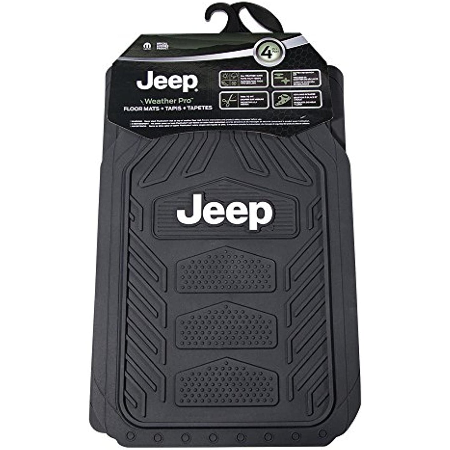 Plasticolor Jeep Weatherpro 4 Pc. Floor Mat Set