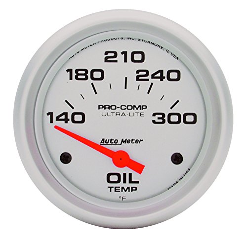 Auto Meter 4447 Ultra-Lite Electric Oil Temperature Gauge 140-300 deg