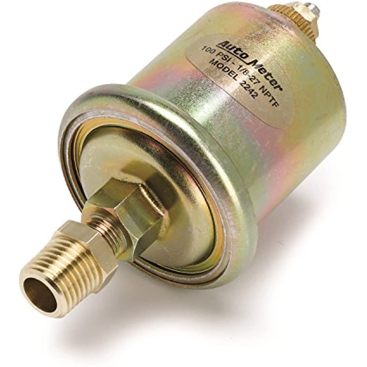 Auto Meter 2242 1/8 / 1/4 NPT Sender Short Sweep Oil Pressure 0-100 Psi Gauge