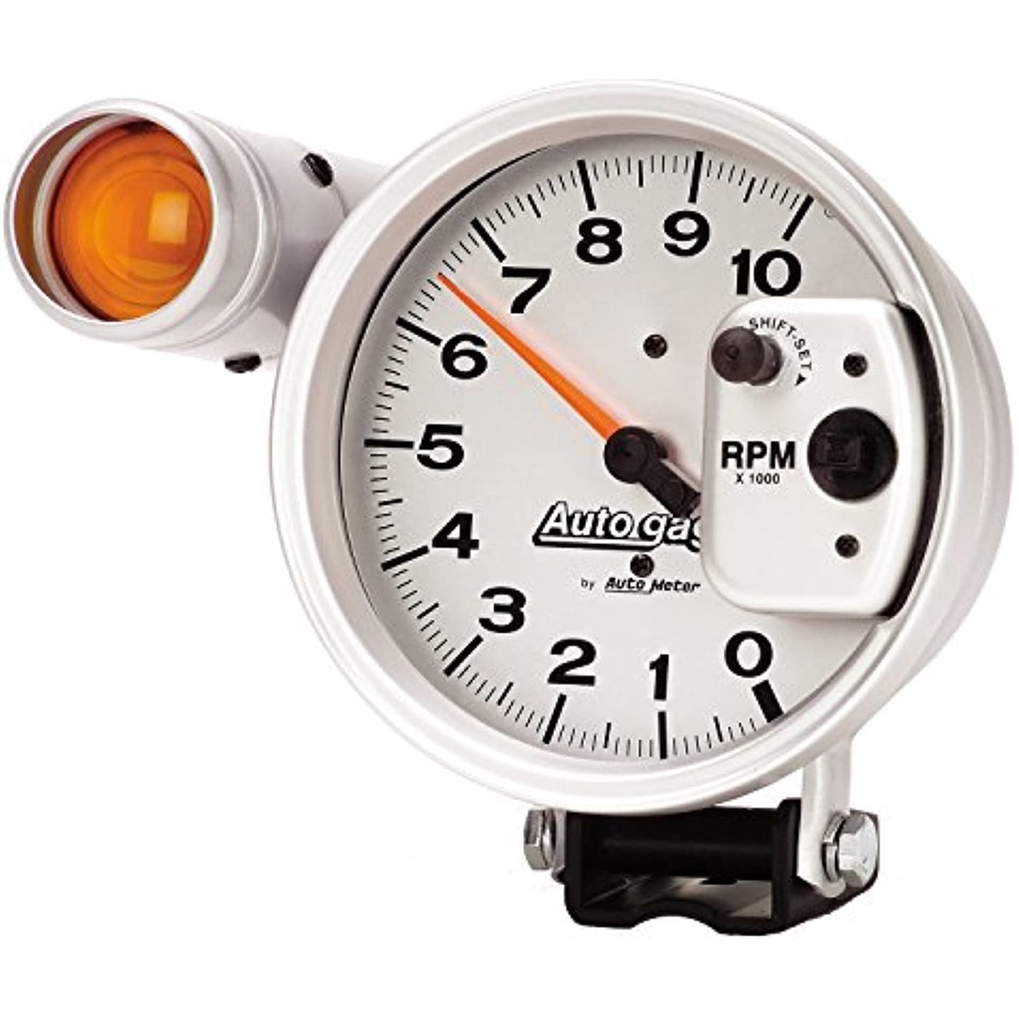 Autogage 233911 AutoMeter 5" Silver Monster Tachometer 0-10,000 RPM Shift Light