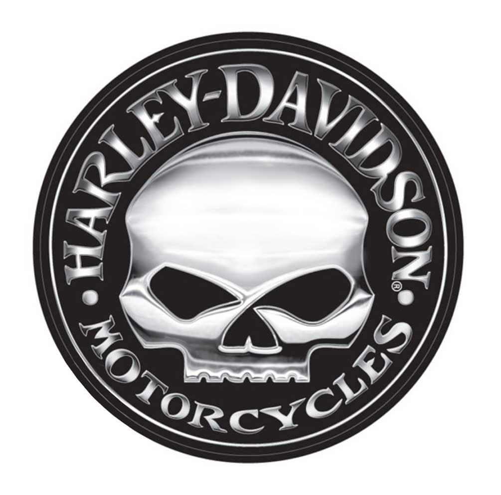 Harley Davidson Willie G Skull Logo Extra Large Trailer Garage Decal Sticker 29"