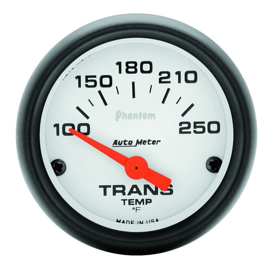 Auto Meter 5757 Phantom Electric Transmission Temp Gauge, 100-250 F,  2-1/16"