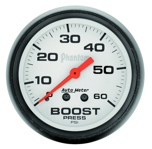 Auto Meter 5705 Phantom Mechanical Boost Gauge , 2.3125 in.