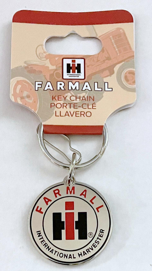 IH International Farmall Logo Metal Enamel Key Chain