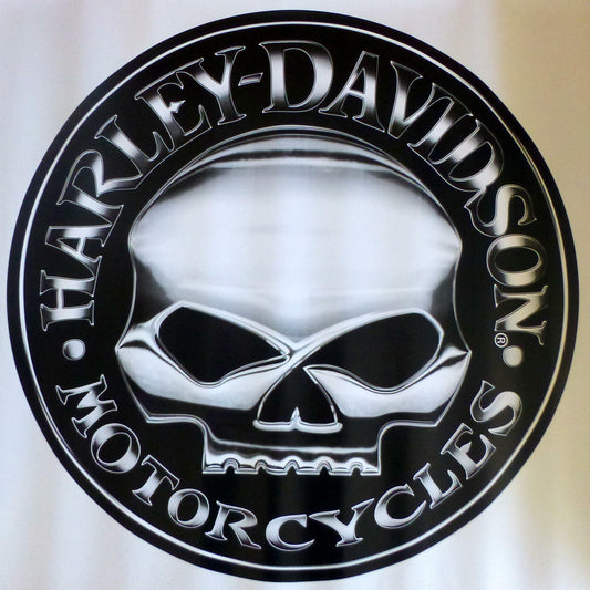 Harley Davidson Willie G Skull Logo Extra Large Trailer Garage Decal Sticker 29"