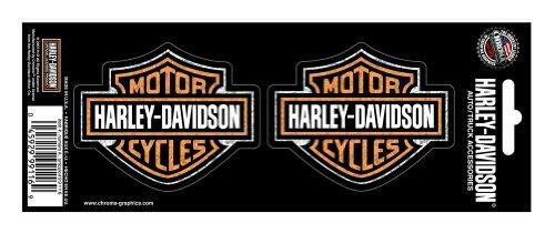 HARLEY-DAVIDSON Bar & Shield 2-Piece Holographic Decals, 3 x 2.5 Inch CG99116